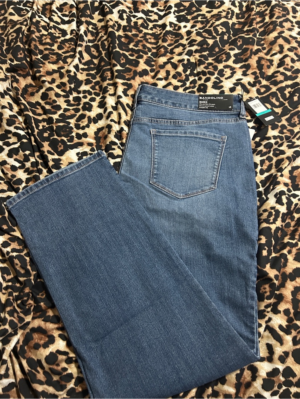 Bandolino Blue Flare Jeans - Picture 4 of 4